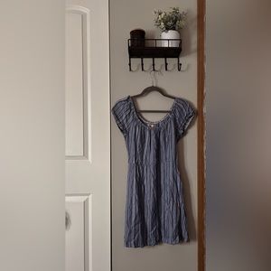 Hollister Striped Chambray Dress